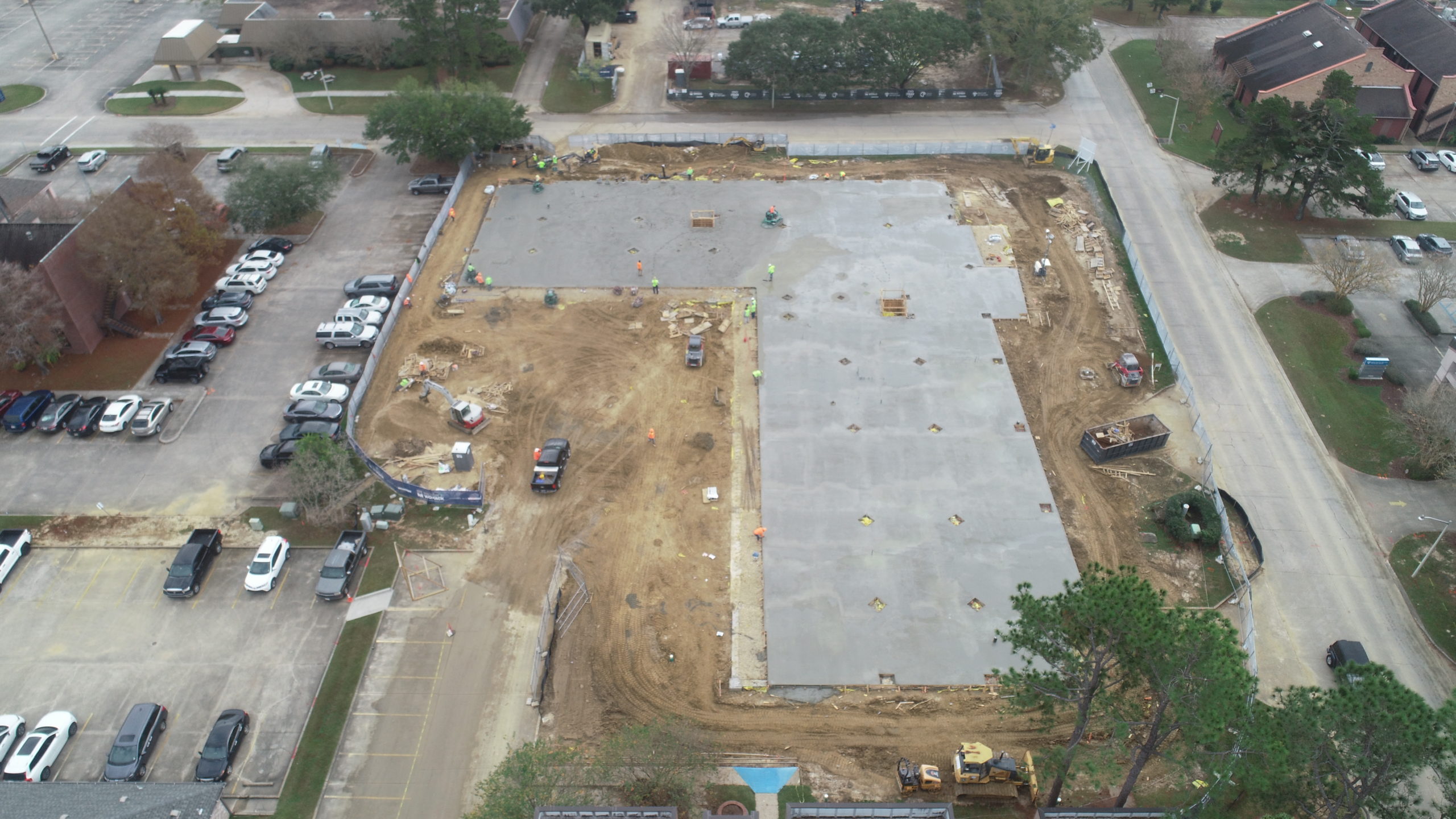 Fran U Slab Pour Completed