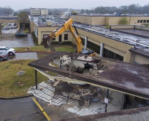 Ceremonial demolition held for the Lane Regional Medical Center Project
